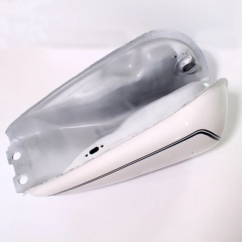 8L Cafe Racer универсальный Мотоциклетный Бак белого цвета винтажные топливные баки в