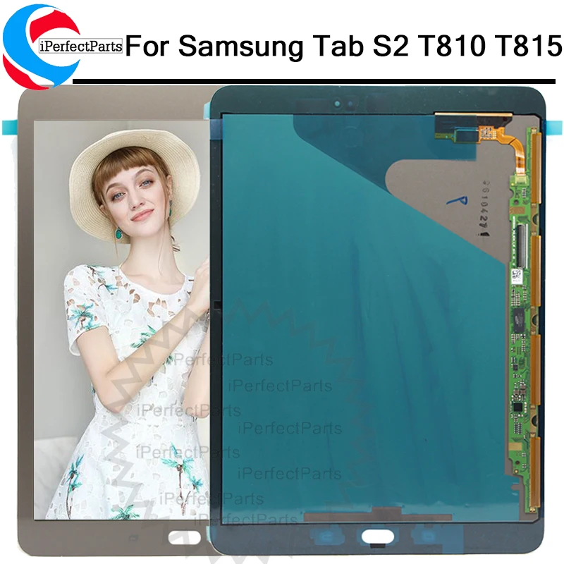 ЖК дисплей 9 7 дюйма для Samsung GALAXY Tab S2 T810 T815 с сенсорным экраном и дигитайзером