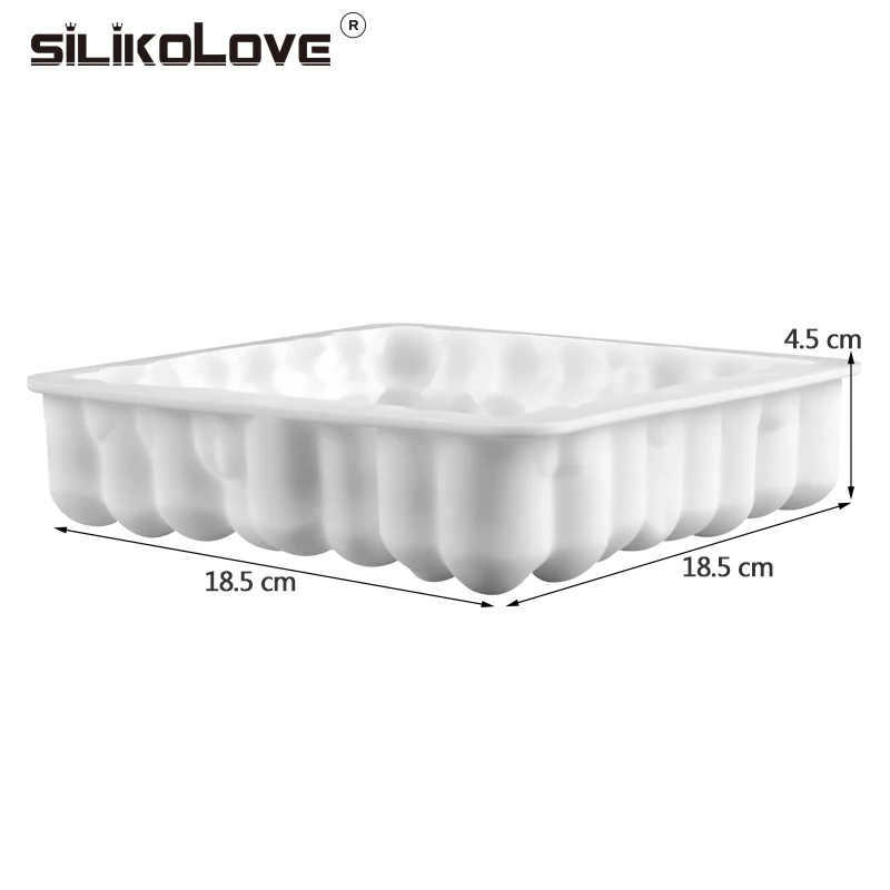 Silikolove Новый 3D Cherry Силиконовые торта лоток для выпечки шоколадный мусс украшения