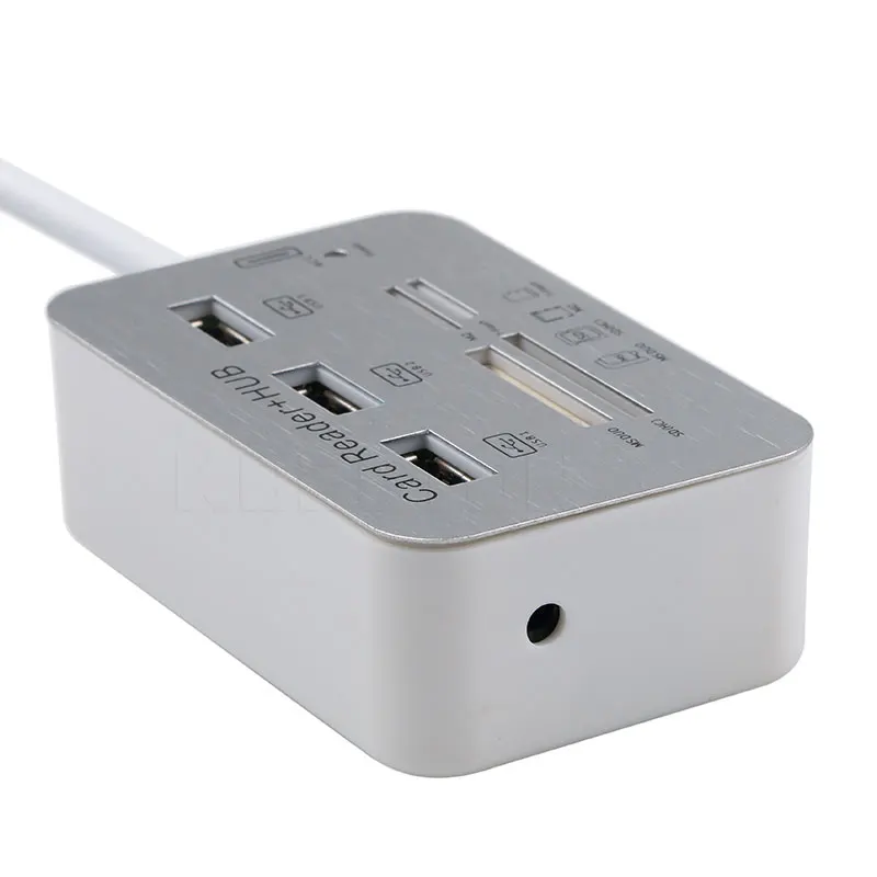 Устройство для чтения карт Kebidu usb хаб 3 0 Combo с портами высокоскоростной