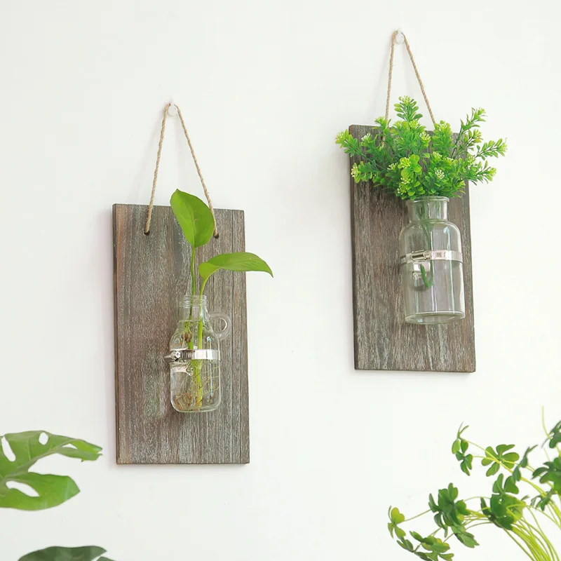 Американская кантри креативная деревянная ретро имитация растений гидропонная