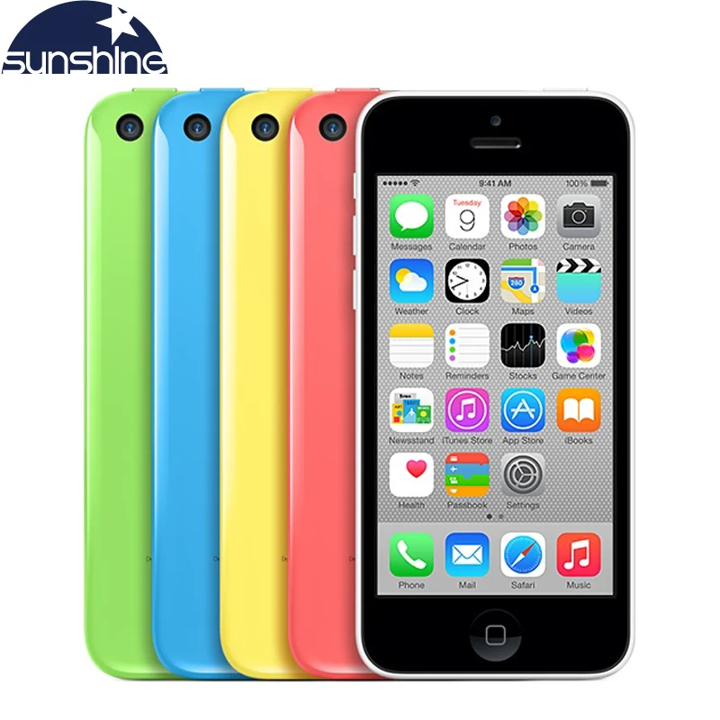 Оригинальный разблокированный мобильный телефон Apple IPhone 5C 4 &quotбывший в