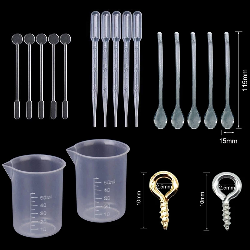 Набор силиконовых смол Ассорти Стиль 24 шт ювелирные изделия литье формы