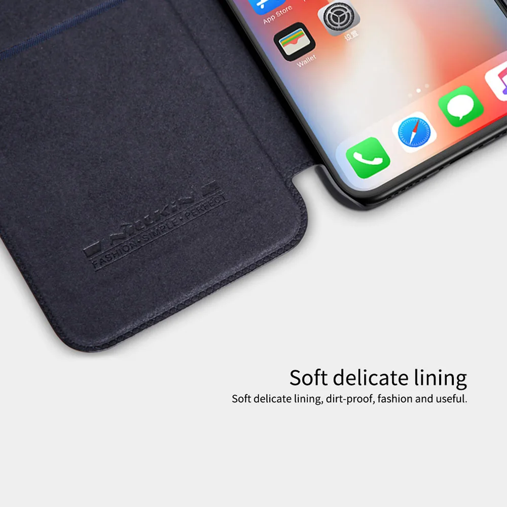 Nillkin кожаный чехол для Apple iPhone X XS карты карман телефона х флип Чехлы защитная