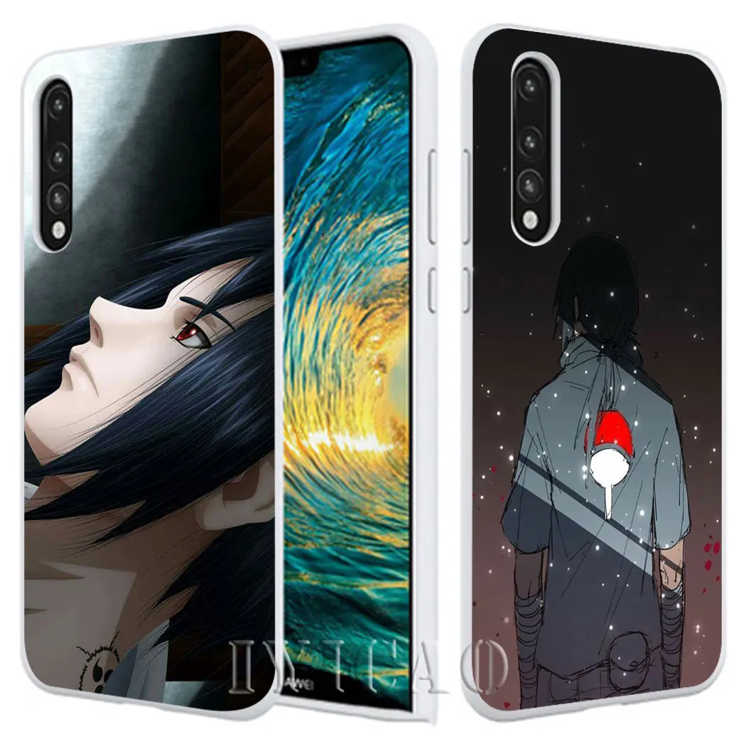 Жесткий чехол IYICAO Naruto Uchiha Itachi Sasuke для Huawei Honor 6A 6C 7A 7C 7X 8 8X 9 10 20 9X Lite Pro Play Note View