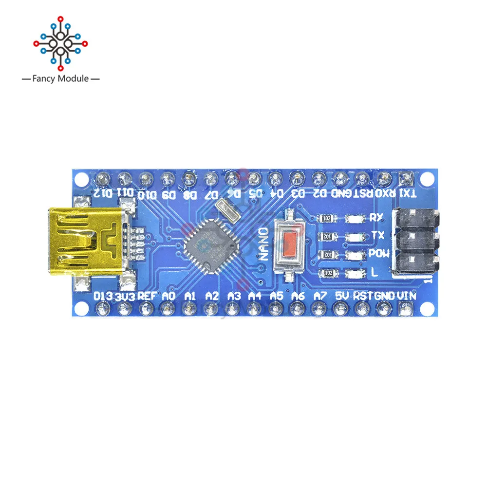 1 шт. мини USB ATmega328 5 в 16 м Микроконтроллер плата CH340G для Arduino Nano V3.0 Новинка|board board|board