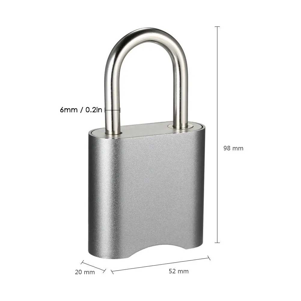 Bluetooth Блокировка приложения блокировка паролем Портативный без ключа отпечаток