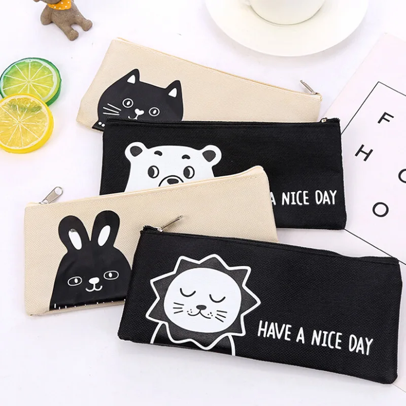 Милый мультяшный карандаш с изображением Льва кота медведя кролика большой