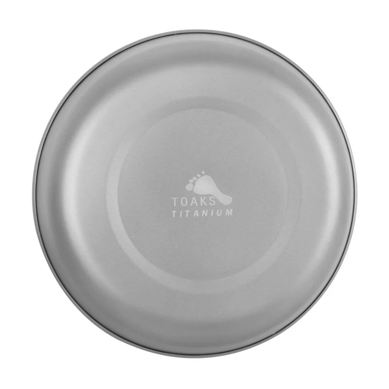 Ультралегкая титановая тарелка TOAKS посуда для кемпинга на открытом воздухе