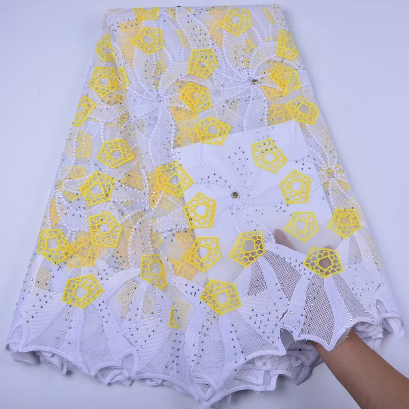 Новейшая французская нигерийская кружевная ткань высокого качества африканская
