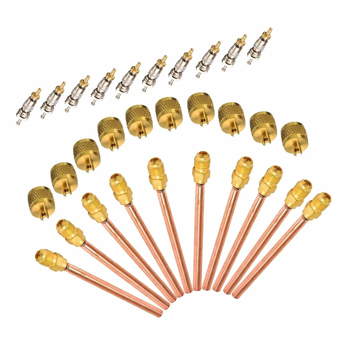 10 клапанов 1/4 &quotSAE x 1/4&quot OD 4 &quotстержневой сердечник переменного тока для