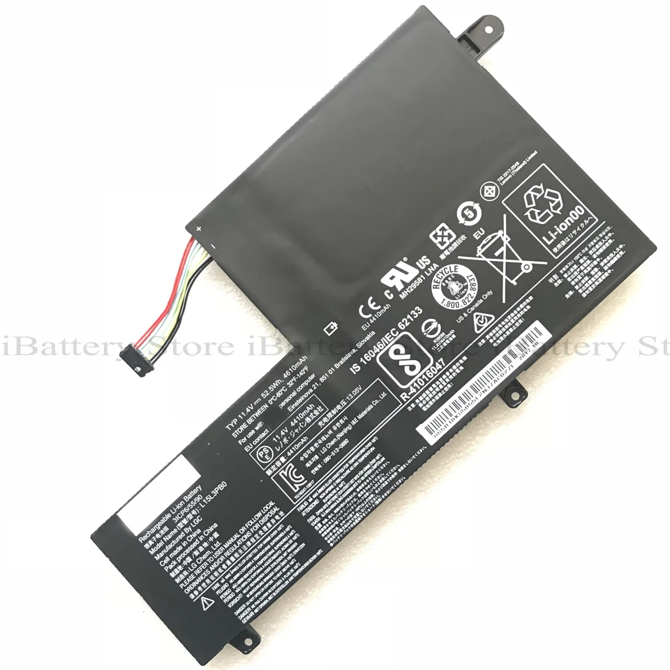 Подлинный L15M3PB0 L15L3PB0 Аккумулятор для Lenovo IdeaPad 320S 14IKB Flex 4 1470 1570 1480 Йога 510 14isk