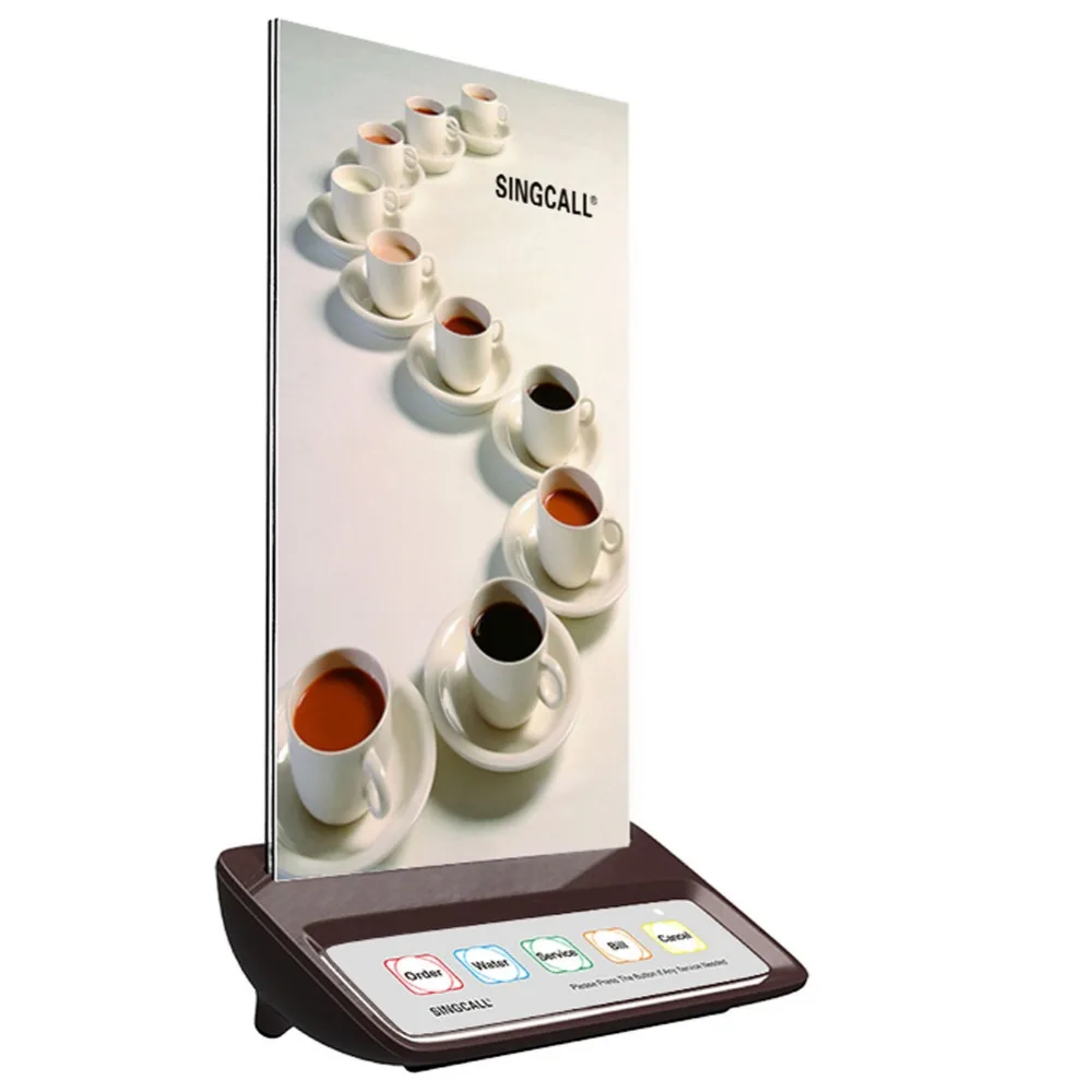 SINGCALL Беспроводная система вызова пейджер кофе с 5 клавишами развлекательных мест