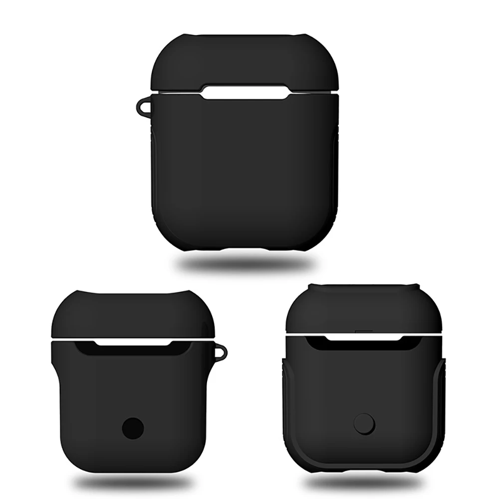 Ударопрочный чехол для Apple AirPods защитный силиконовый зарядное устройство