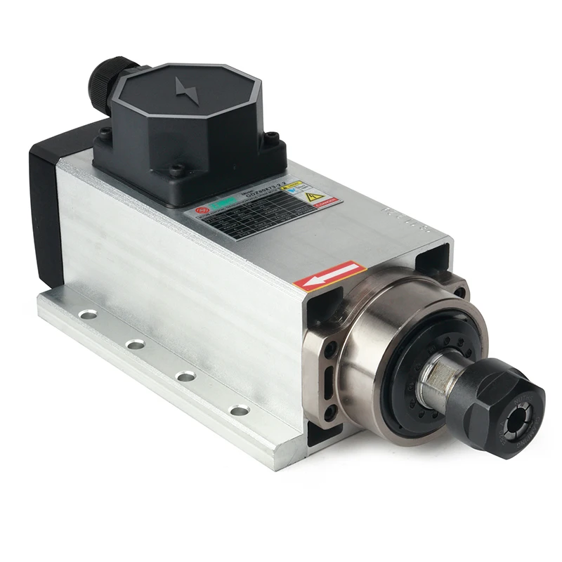 Квадратный электродвигатель шпинделя с воздушным охлаждением 220 кВт 24000 в 0 01