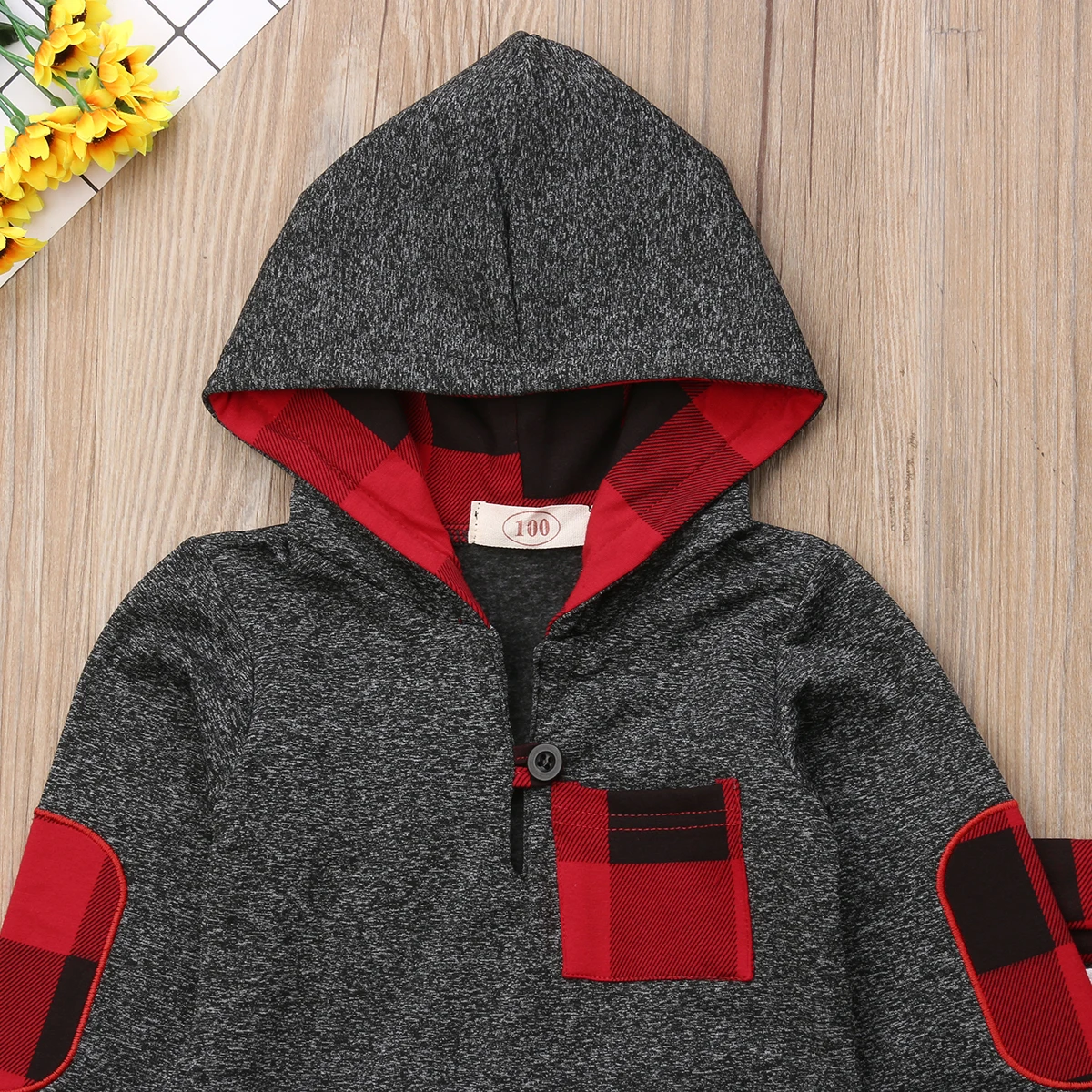 Комплект одежды для детей ясельного возраста Осень-зима 2018 толстовка с капюшоном