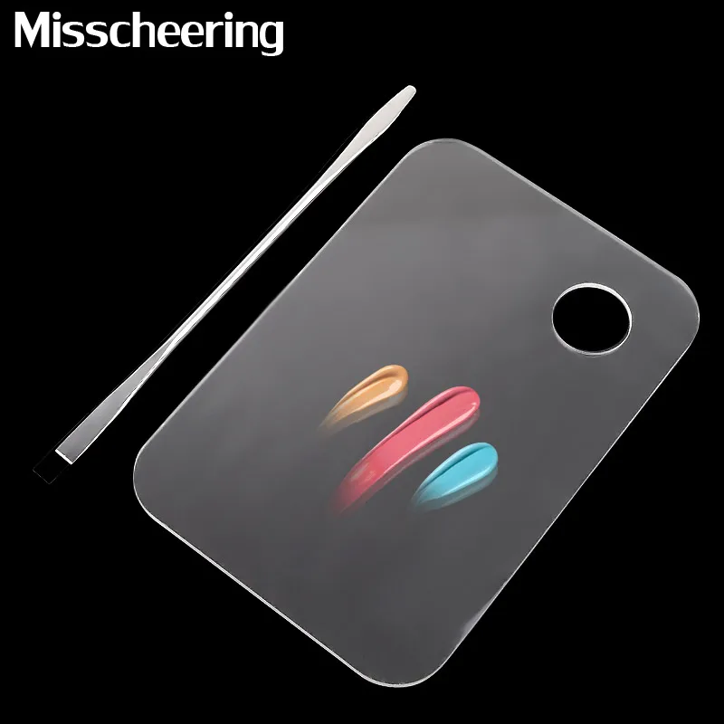 Прозрачный акриловый Фрезер для ногтей cо шлифовальными палитра лаков