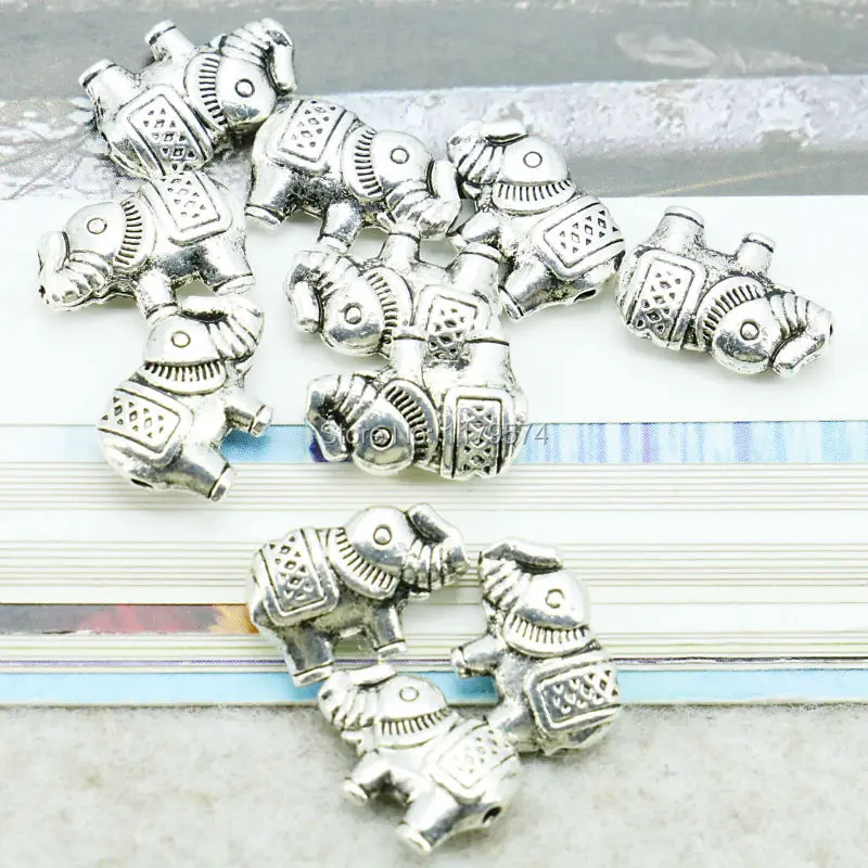 10 шт. новая Проставка в виде слона из сплава для самостоятельного изготовления