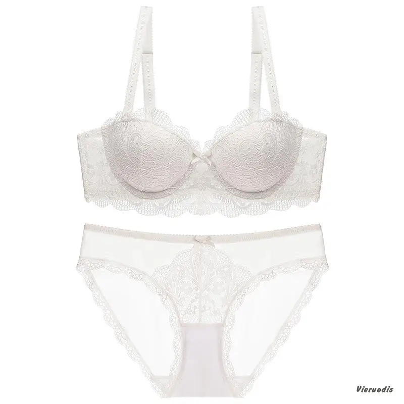 2019 женские пикантные комплект кружевного нижнего белья цветочный Babydoll Трусики