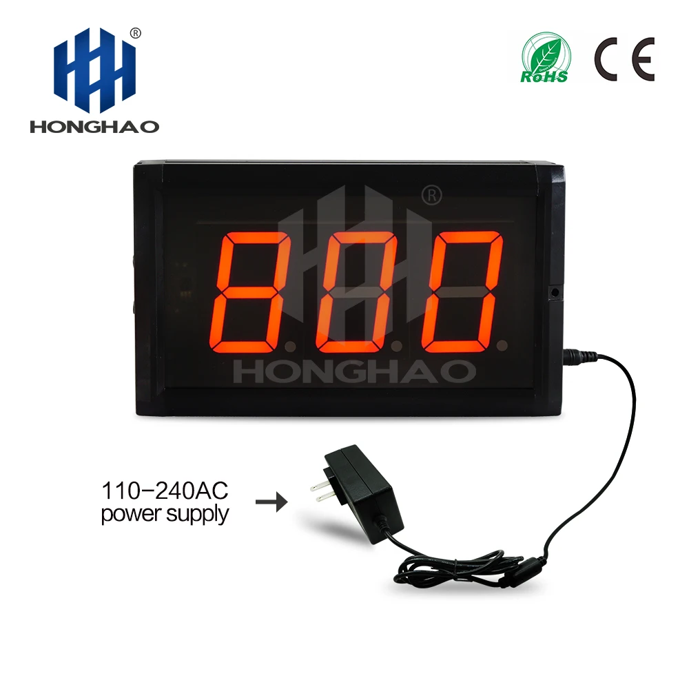 Honghao LED 3 дюйма цифры 999 дней Таймер обратного отсчета|Настенные часы| |