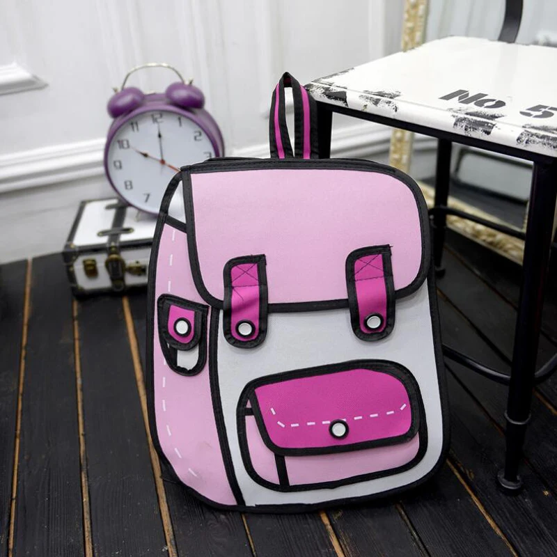 2018 Новое поступление 2D/3D мультфильм рюкзаки рюкзак со стереоскопическим