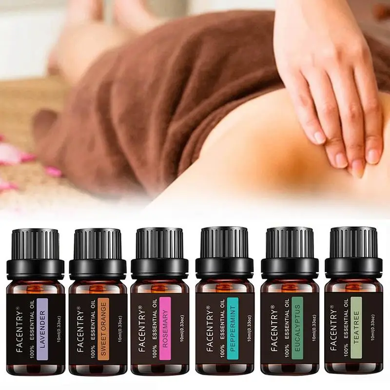 Эфирные масла 100% чистое натуральное эфирное масло для массажа 10 мл уход за