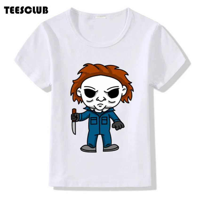 TEESCLUB ужасов в бойню машины футболка летние футболки для детей мальчиков Повседневное с О-образным вырезом одежда милый детский комбинезон с рисунком Детская Футболка Camiseta