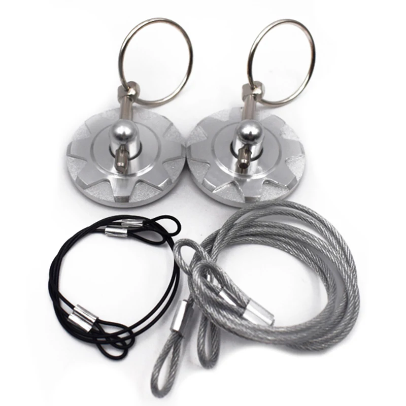 Silver Universal CNC Billet Aluminum Racing Hood Pin Lock Appearance Kit Useful | Автомобили и мотоциклы