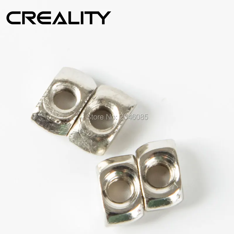 Creality части 3d принтера 10 шт./лот M4/M5 из углеродистой стали Т-образные гайки крепеж алюминиевый разъем для промышленного профиля