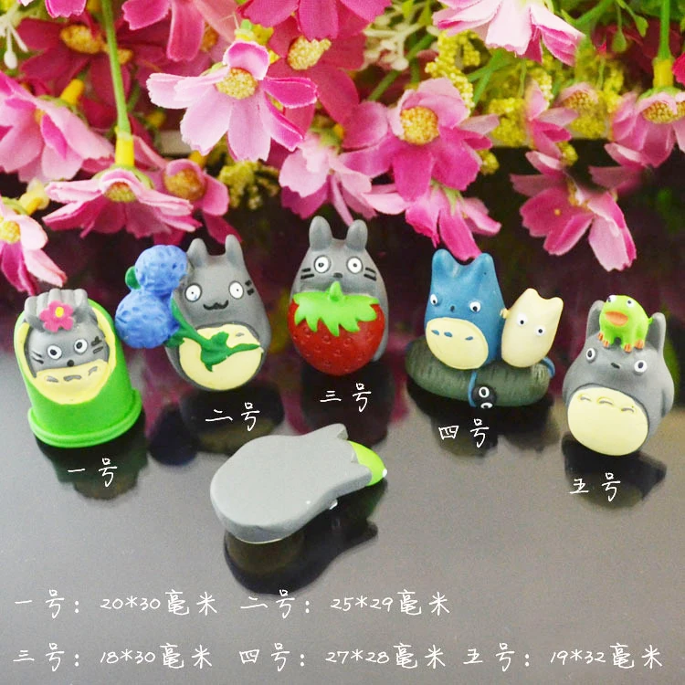 (10 шт./лот) Хаяо Миядзаки Тоторо мультфильм Смола магнит на холодильник | Дом и сад