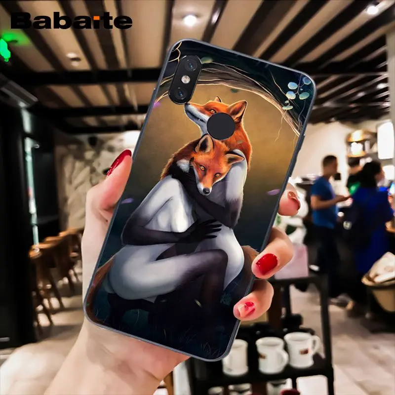 Babaite лиса в осенние листья лес спящий чехол для телефона для Xiaomi MiA1 A2 lite F1 Redmi 6A 4X 5Plus S2 Note7 Redmi Note4