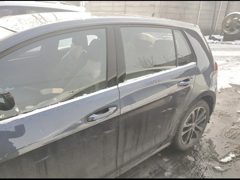 Автомобильный Стайлинг дверные ручки чаши чехол накладка для Volkswagen Golf 7 MK7 дверная ручка рамка покрытие стикер для отделки Авто Запчасти