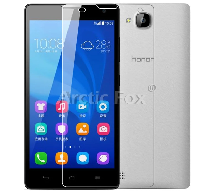 5 шт./лот закаленное Стекло для huawei Honor 3C Экран протектор Защитная пленка