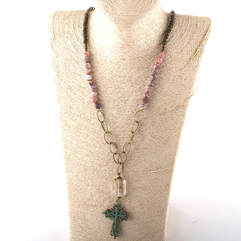 MOODPC модные богемные ювелирные изделия из натурального камня и стекла