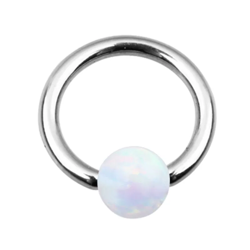 Кольцо для пирсинга носа Серебристое украшение 1 шт.|piercing body jewelry|body jewelrygem nose ring |