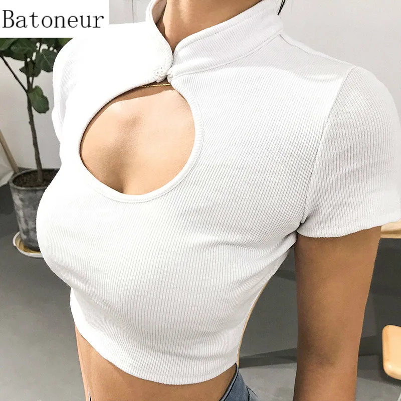 Женские топы на бретельках весна-лето воротник-стойка сексуальный ажурный