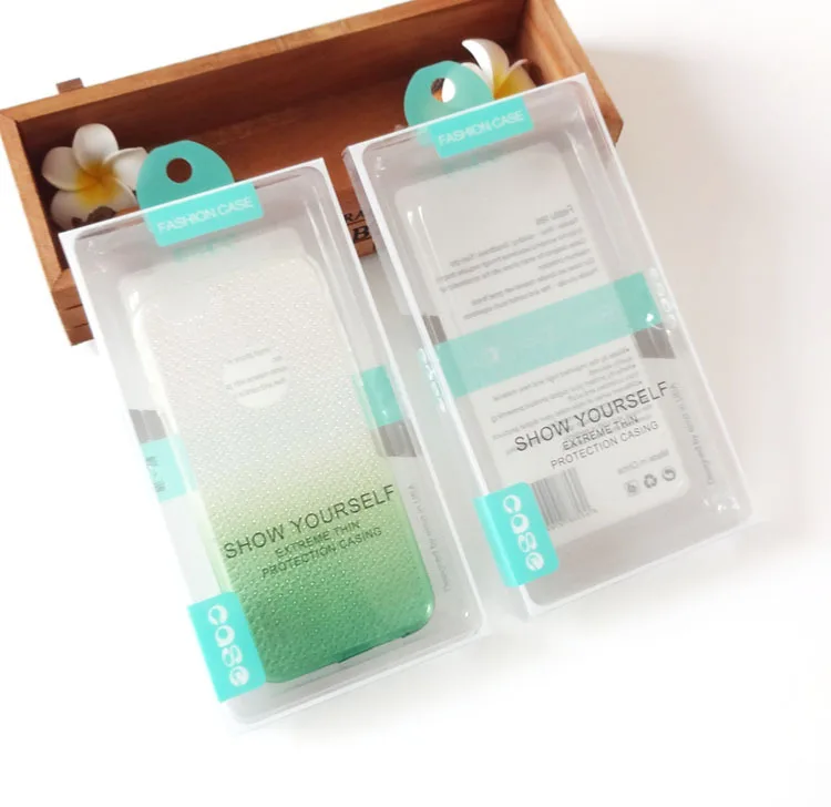 100 шт оптом новая мода ПВХ Блистерная Упаковочная коробка для iPhone 6 6s 7 Plus Чехол