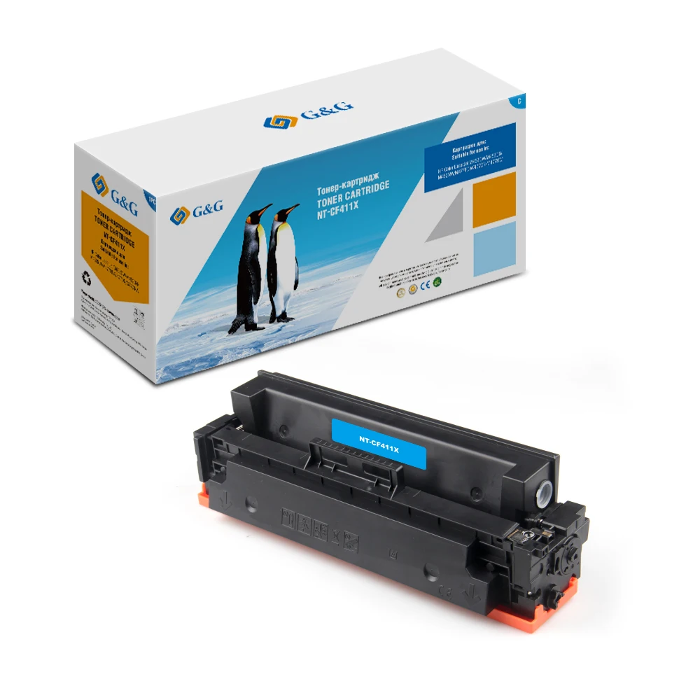 Тонер-картридж G&ampG NT-CF411X для HP LaserJet Color M452 dn/dw/nw M477 fdn/fdw/fnw (5000стр) | Компьютеры и офис