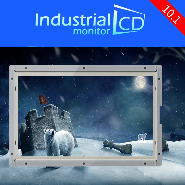 10.1 дюймов четыре резистивный сенсорный экран ЖК дисплей монитор открытой рамки 10