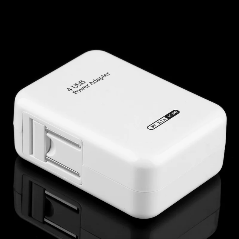 Умное зарядное устройство с 4 портами USB на AC 5 В 3 1 А|Зарядные устройства для