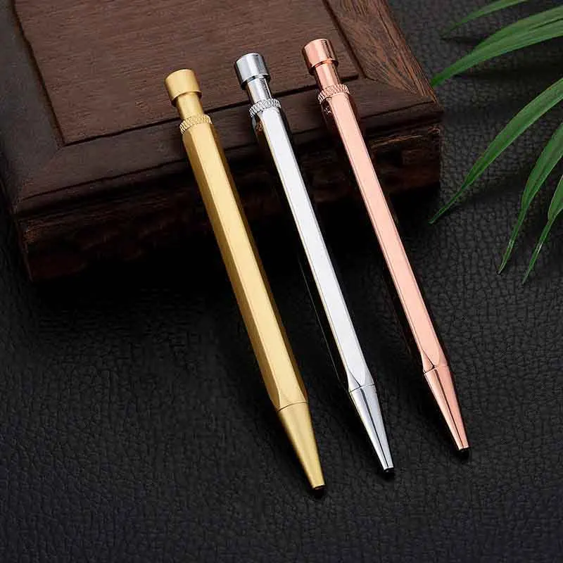 Новая Ретро металлическая шариковая ручка по индивидуальному заказу модная