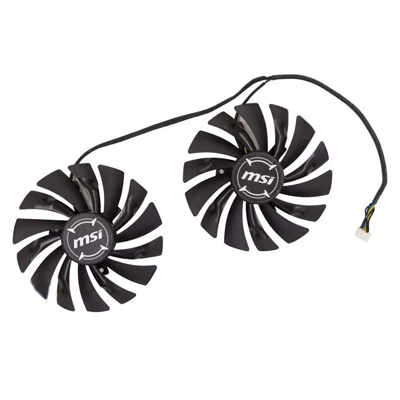 Диаметр 95 мм 2 шт./компл. для MSI GTX1080Ti/1080/1070Ti/1070/1060 RX580/570 Броня VGA охлаждающий вентилятор процессорный кулер радиатора