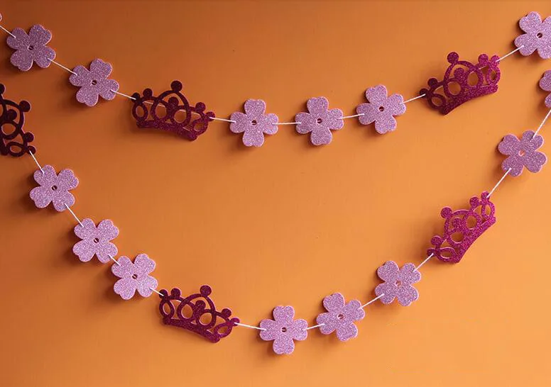Блестящая Корона из ЭВА цветочная гирлянда украшение для дня рождения маленьких