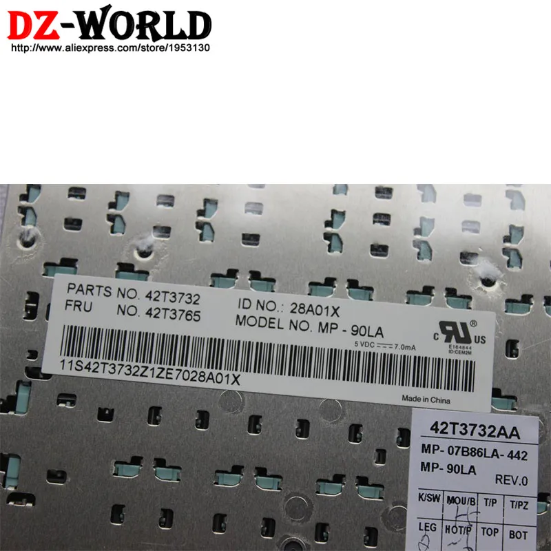 

ES LA New/Orig for Thinkpad X200 X200S X200T Spanish Keyboard Latin American Teclado 42T3765 42T3699 42T3682 42T3748 43T3732