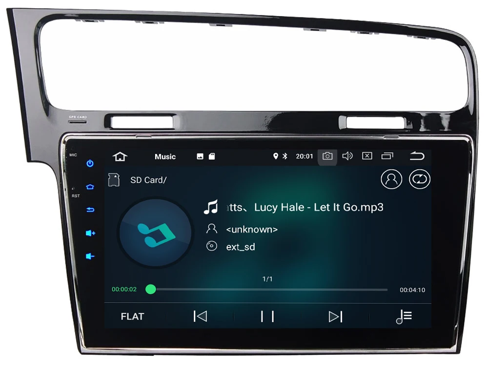 KLYDE 10," ips 4G Android 8 Восьмиядерный 4 Гб ОЗУ 32 Гб ПЗУ автомобильный DVD мультимедийный плеер стерео для Volkswagen VW Golf 7 MK7 2013