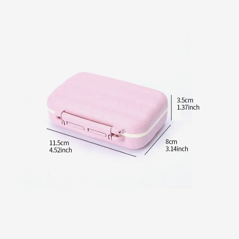 Портативный домашний удобный 8 ячеек дорожный контейнер для хранения таблеток