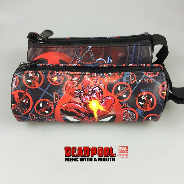 Comics Marvel, кожаный кошелек Супермен, Халк, Дэдпул, Капитан Америка, Человек-паук, Железный человек, ручка, сумки для карандашей, кошельки, Детский кошелек с аниме