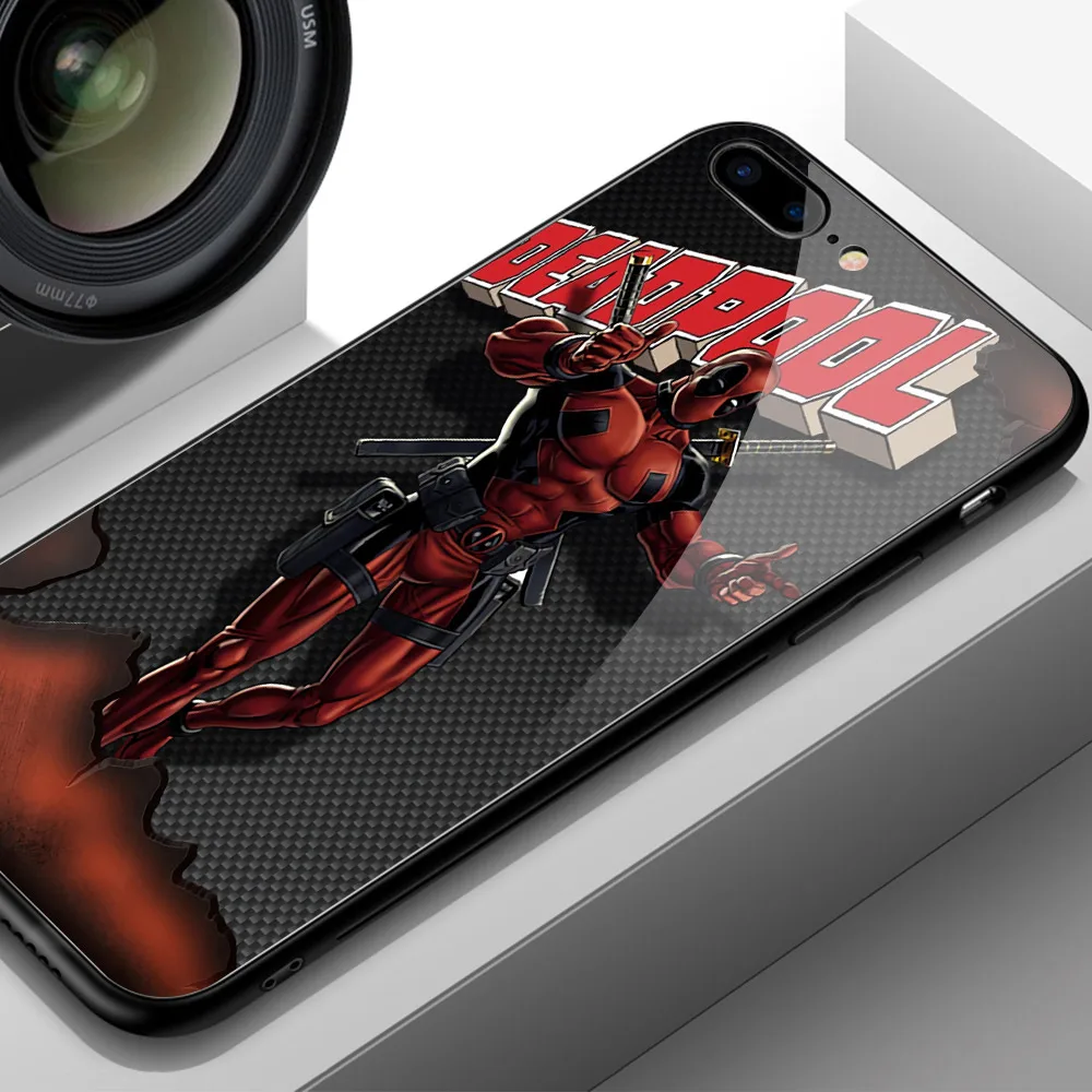 Чехол Finder чехол для iPhone 8 Plus стекло Hark задняя крышка Дэдпул XS чехол для iPhone 6 6s 7 8 Plus XS Max XR X 11 pro max - Цвет: 00367