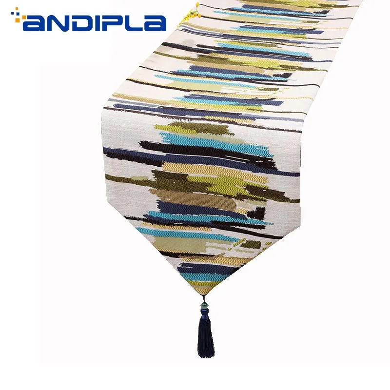 Настольная дорожка с кисточками в современном скандинавском - Цена: 2 302,01 руб.