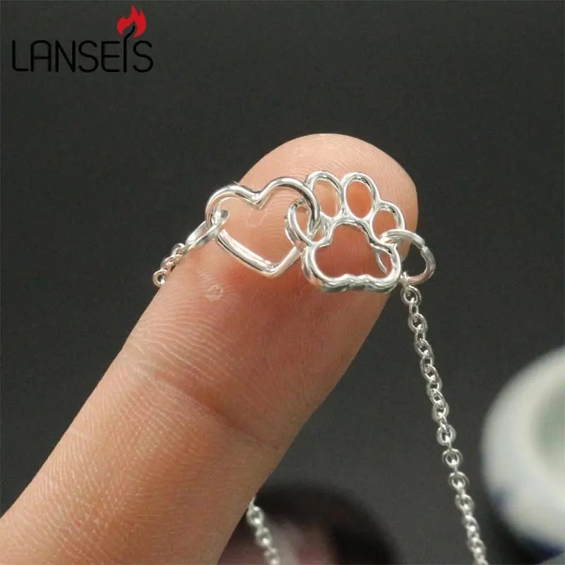 1 шт. ожерелье собачьи лапы|paw print|women pendantpaw necklace |